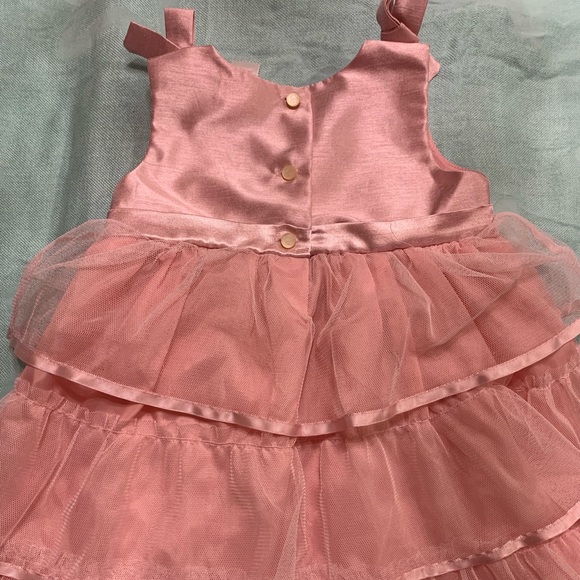 Chaps Tiered Tulle Dress - Picture 3 of 3